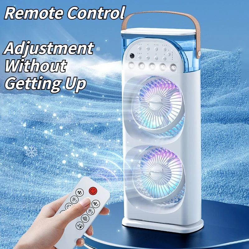 🧊 Silent Mini Air Cooler 💨 4-in-1 AC Fan | Humidifier & Air Conditioner for Home Room
