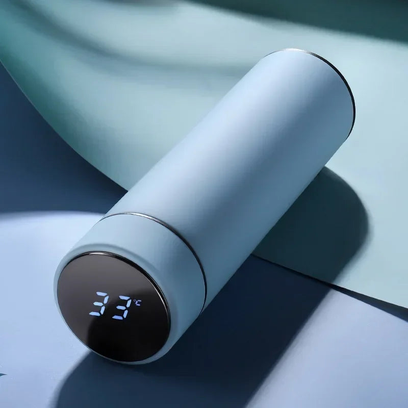 🌡️ 500ML Smart Thermos 💧 Hot & Cold 🚀 Temp Display Flask