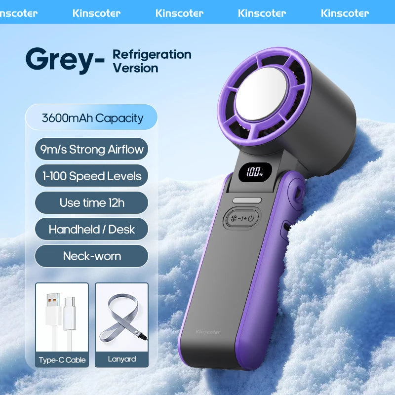 🖐️❄️ Mini TurboFan KINSCOTER 🔄 Portátil y Potente
