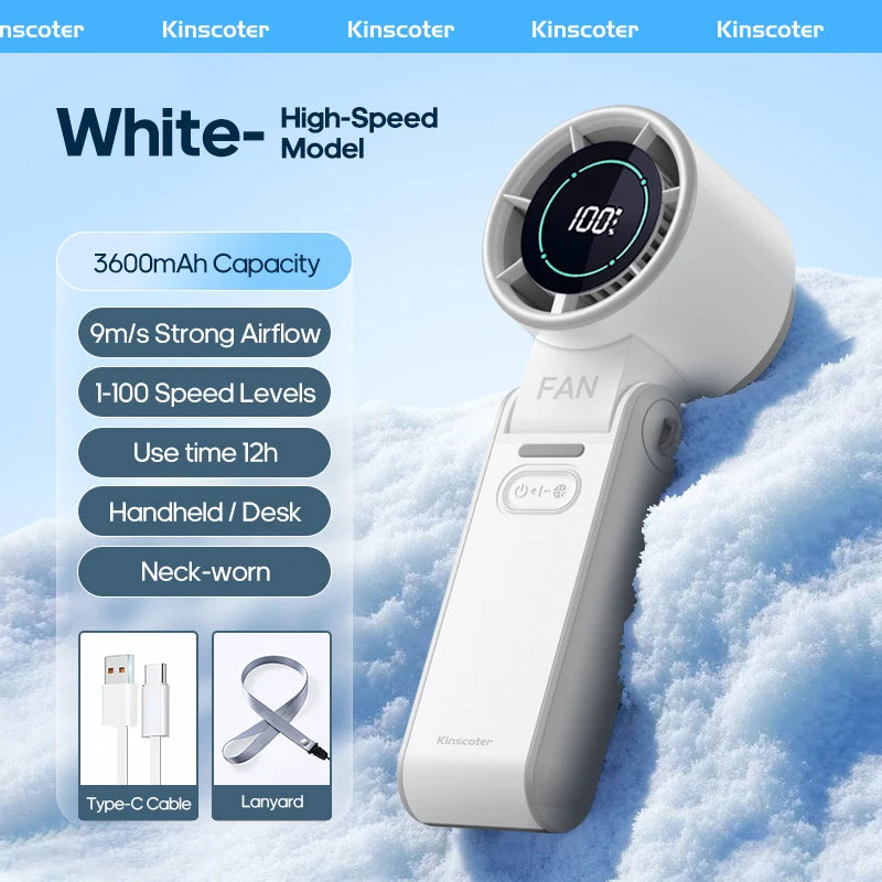 🖐️❄️ Mini TurboFan KINSCOTER 🔄 Portátil y Potente