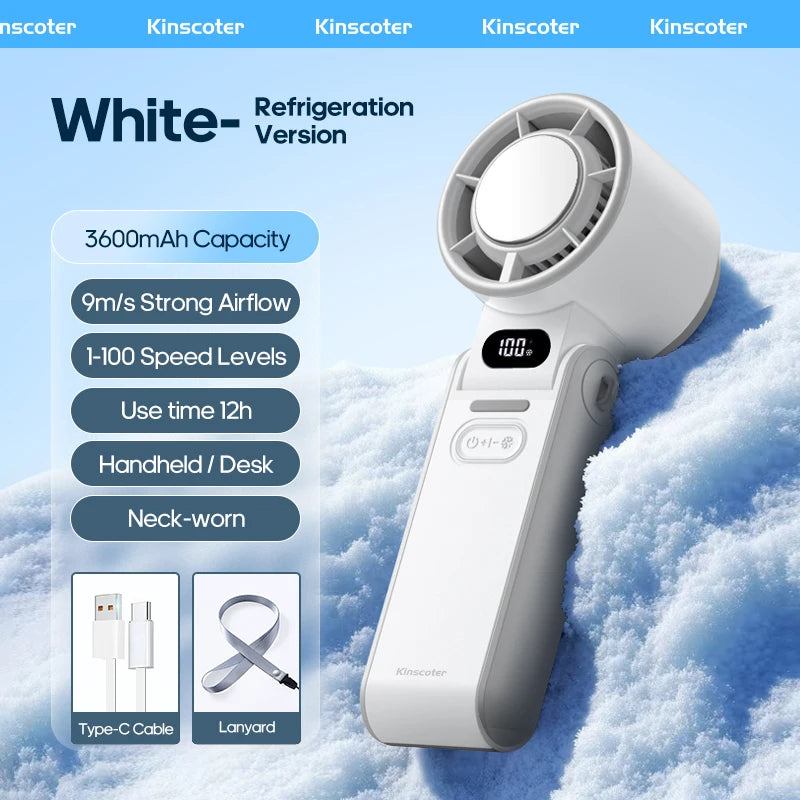 🖐️❄️ Mini TurboFan KINSCOTER 🔄 Portátil y Potente