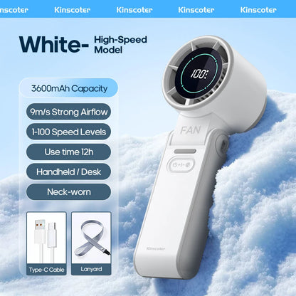 🖐️❄️ Mini TurboFan KINSCOTER 🔄 Portátil y Potente