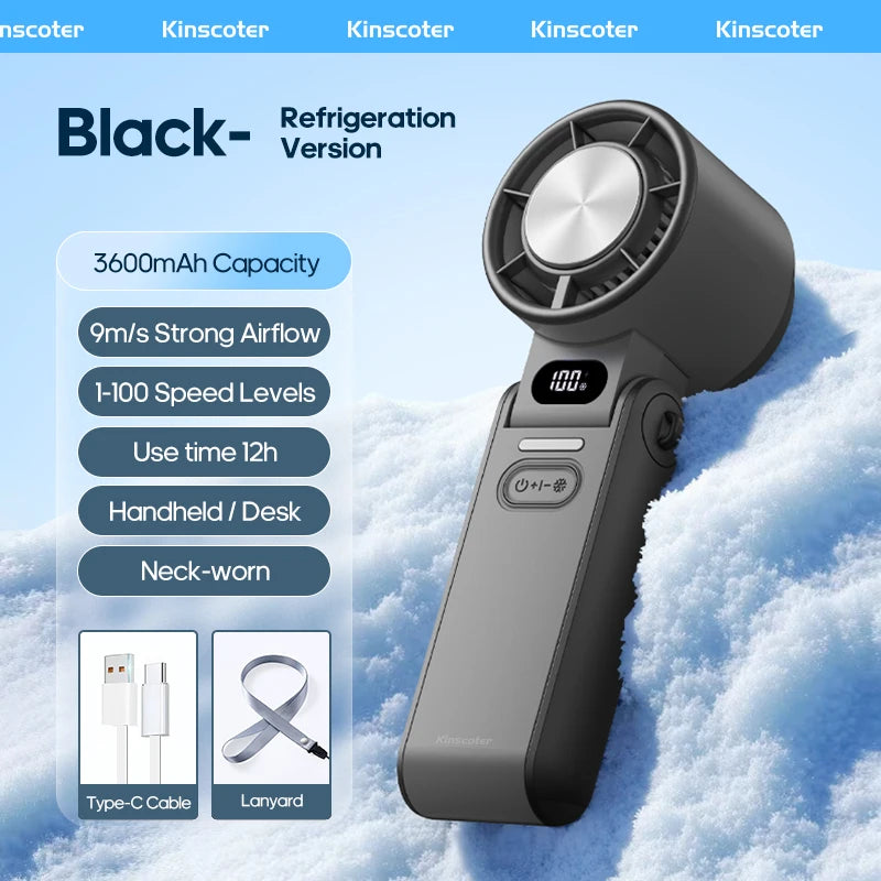 🖐️❄️ Mini TurboFan KINSCOTER 🔄 Portátil y Potente